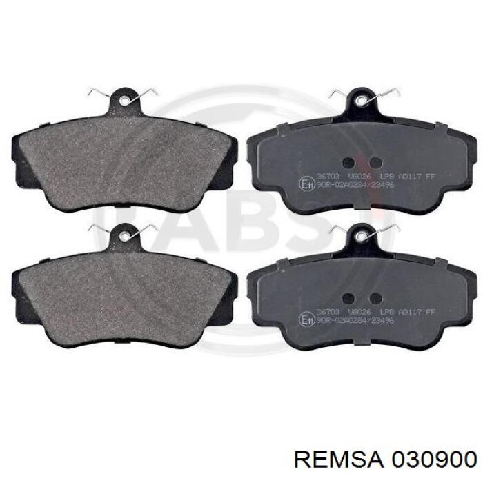 Тормозные колодки Remsa 030900