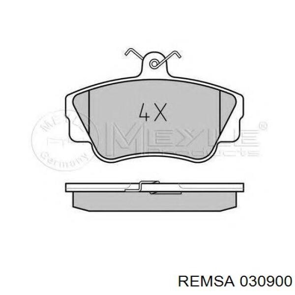 Купить 030900 Remsa Колодки тормозные
