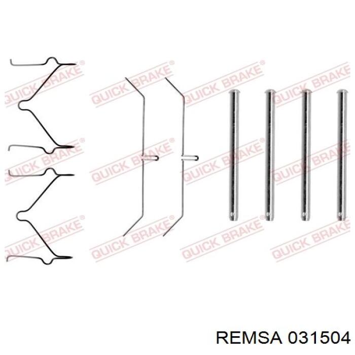 Колодки Remsa 031504 цена, от 24.30 USD