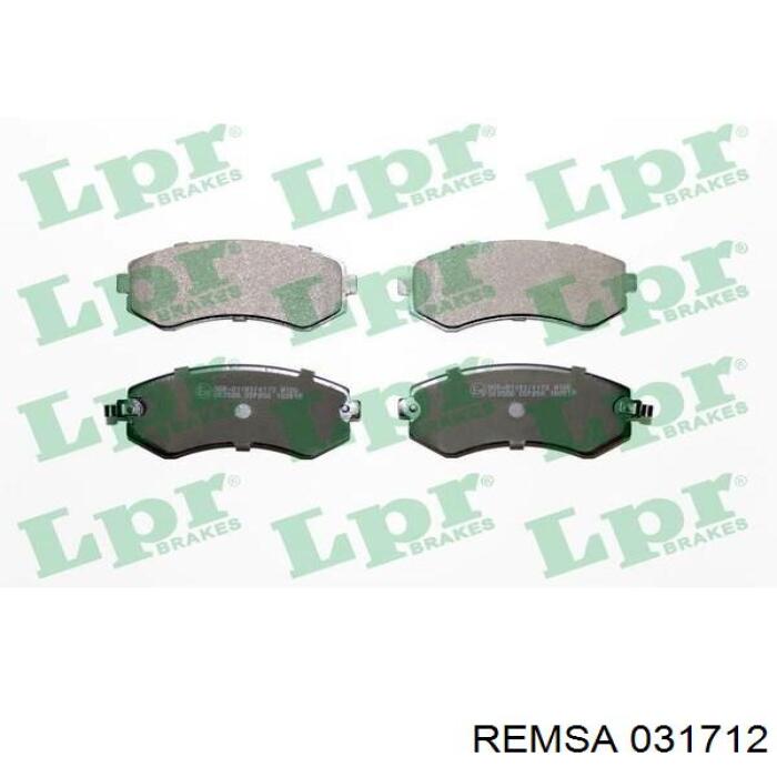Тормозные колодки Remsa 031712