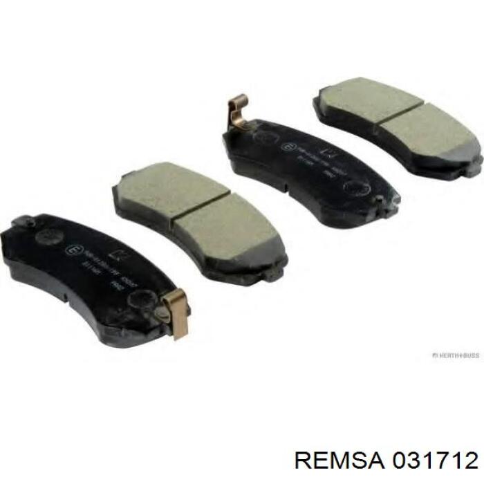 Купить 031712 Remsa Колодки тормозные