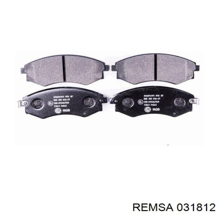 Тормозные колодки Remsa 031812