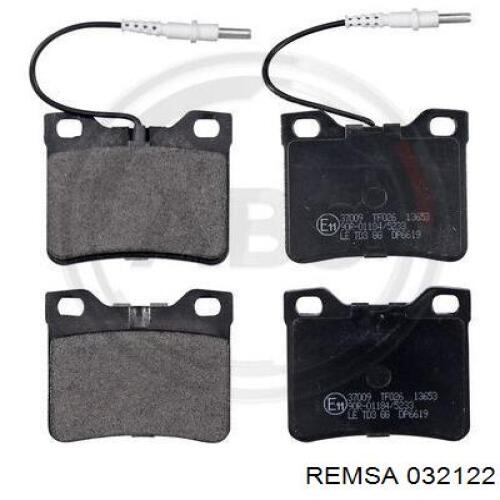 Колодки дисковые  Remsa 032122 цена, от 17.55 USD