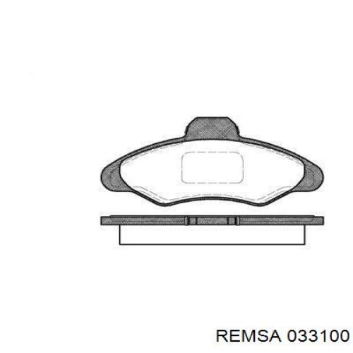Купить 033100 Remsa Колодки тормозные
