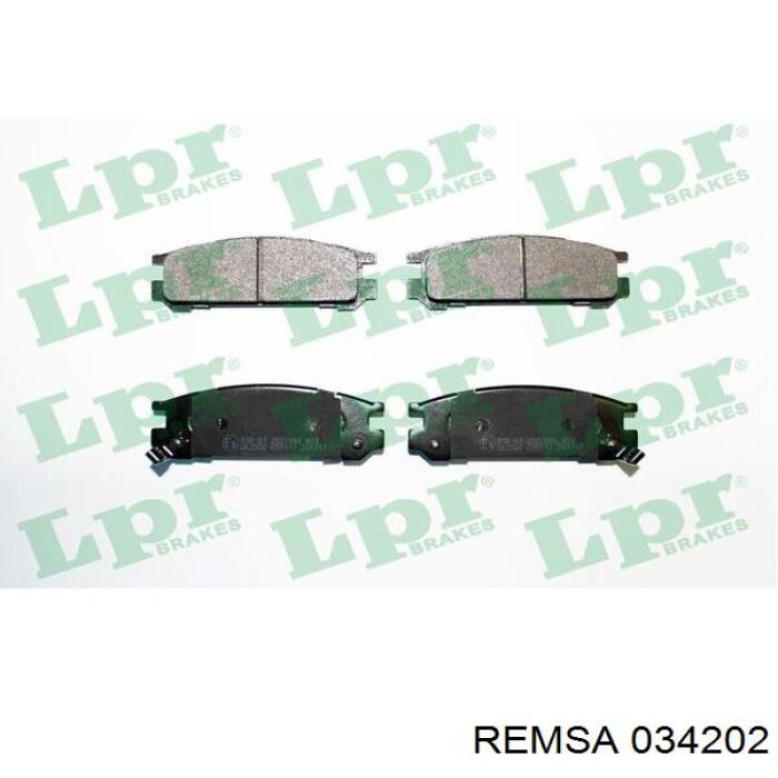 Задние тормозные колодки 034202 Remsa