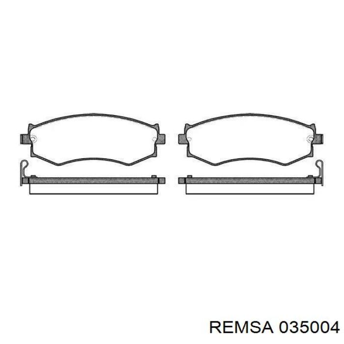 035004 Remsa Колодки передние