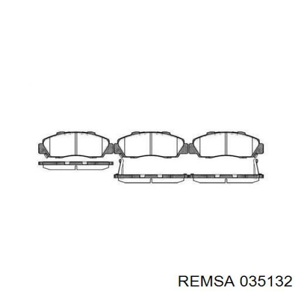 035132 Remsa Колодки передние