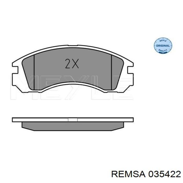 035422 Remsa Колодки передние