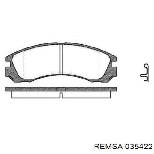 Купить 035422 Remsa Колодки тормозные