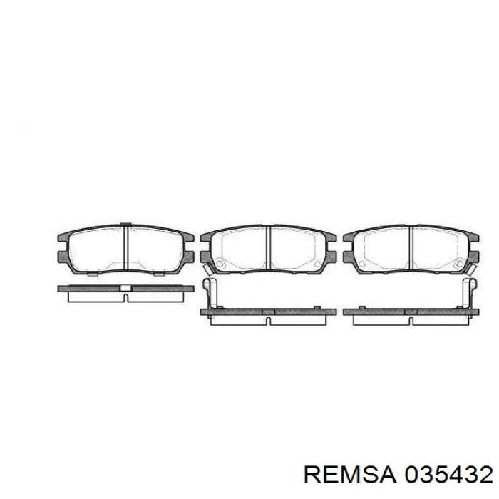 Купить 035432 Remsa Колодки тормозные