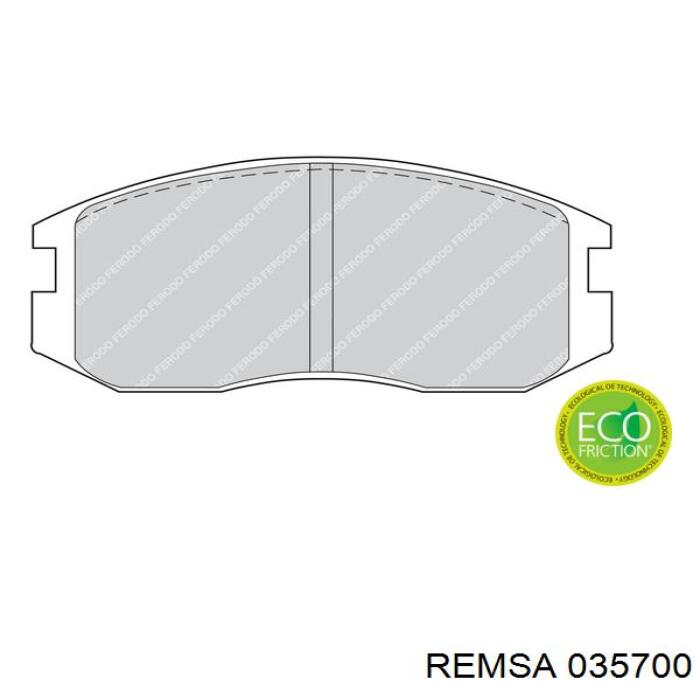 Купить 035700 Remsa Колодки тормозные