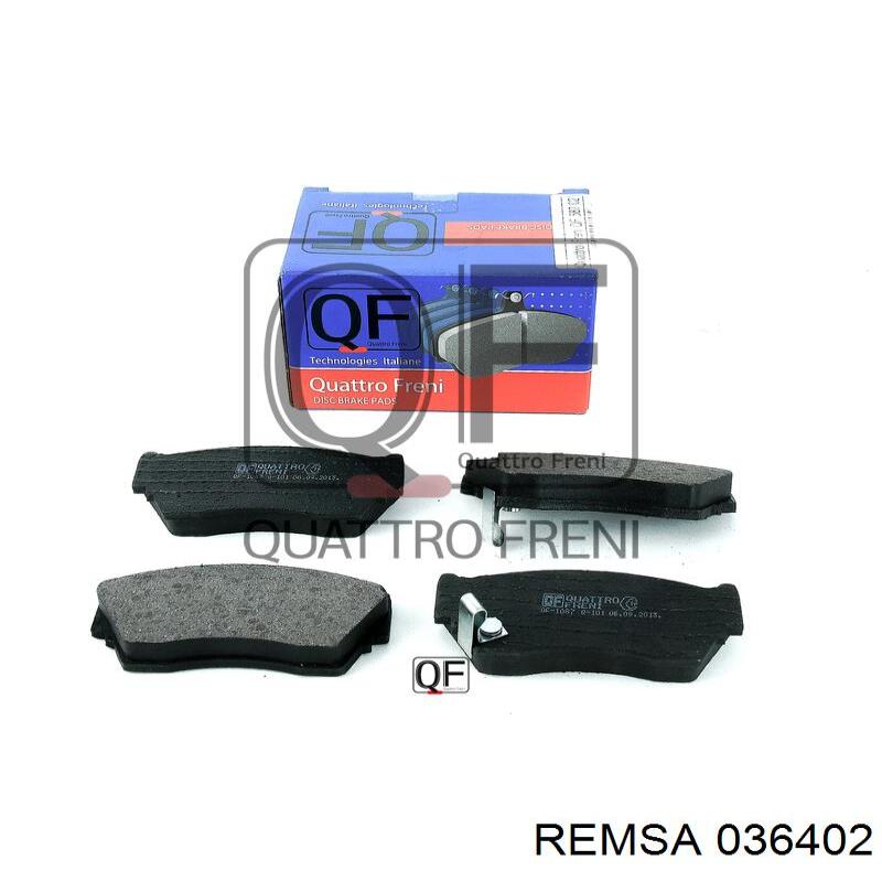 Купить 036402 Remsa Колодки тормозные
