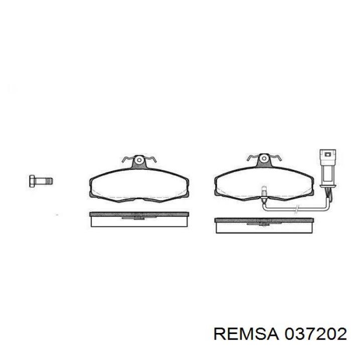 Колодки Remsa 037202 цена, от 11.40 USD