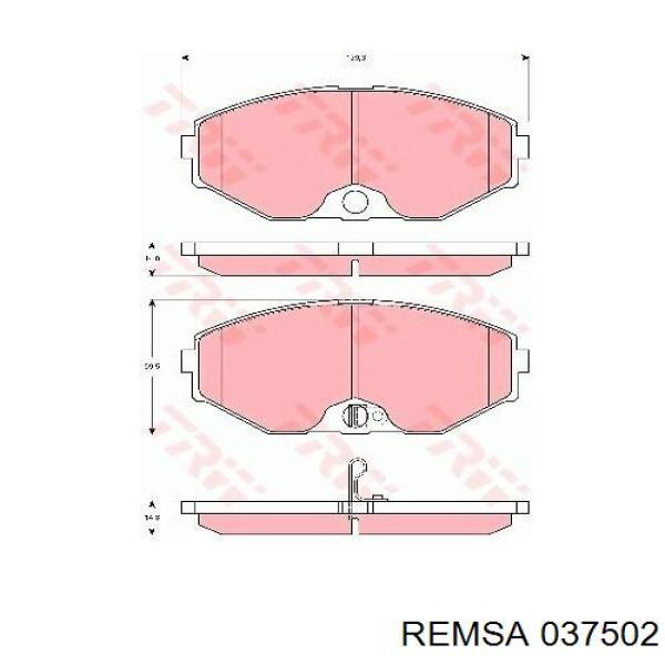 Колодки Remsa 037502 цена, от 26.05 USD