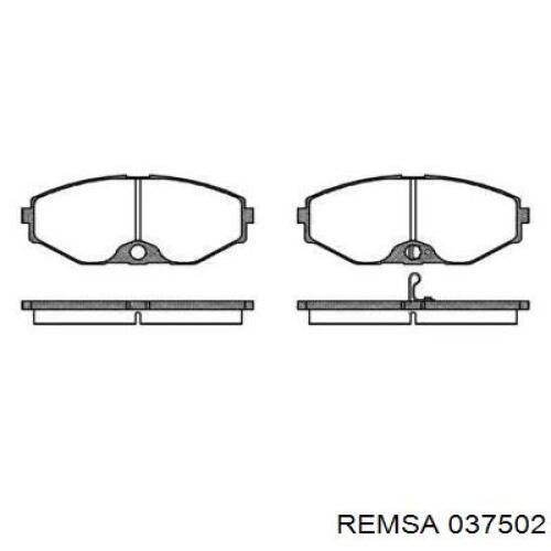 Передние тормозные колодки 037502 Remsa