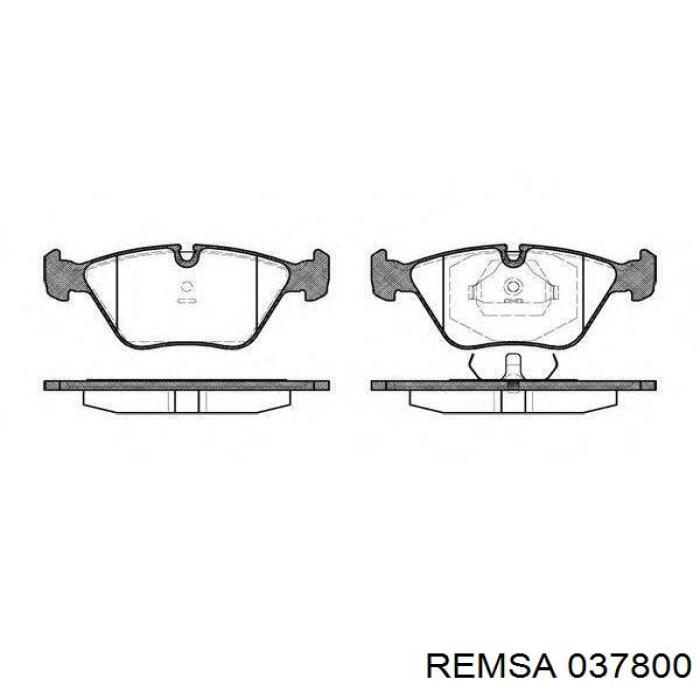 Купить 037800 Remsa Колодки тормозные