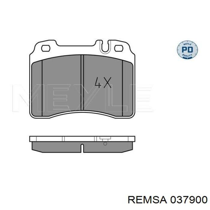 Купить 037900 Remsa Колодки тормозные
