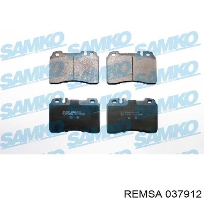 Передние тормозные колодки 037912 Remsa