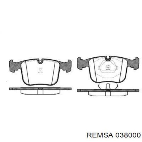 038000 Remsa Колодки передние
