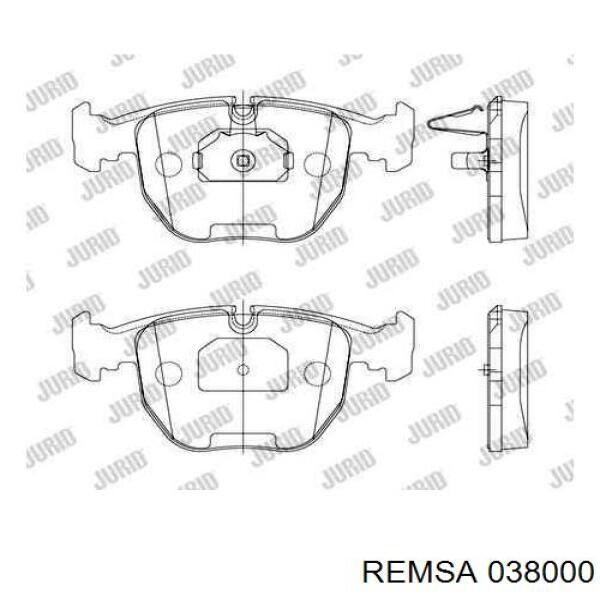 Купить 038000 Remsa Колодки тормозные