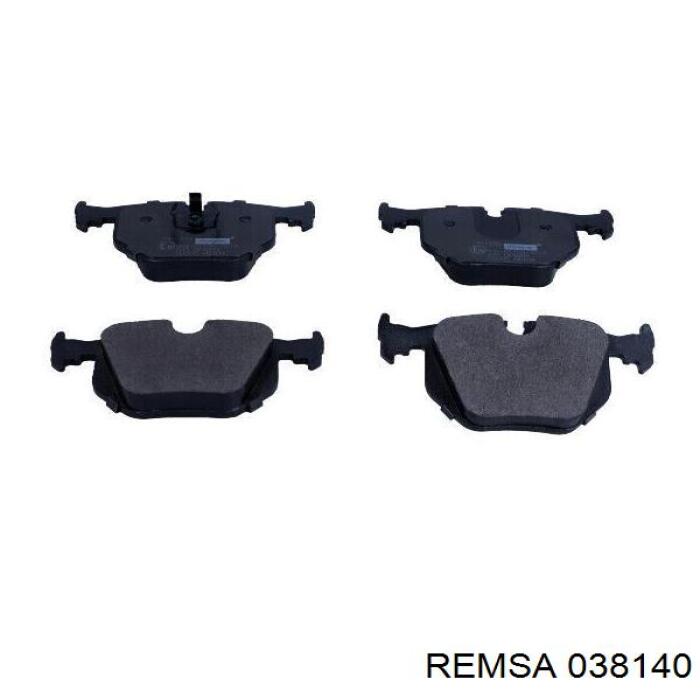 Задние дисковые колодки Remsa 038140