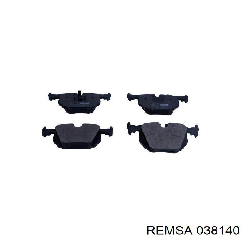 Купить 038140 Remsa Колодки тормозные задние, дисковые