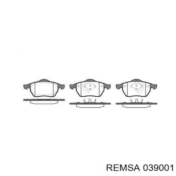 039001 Remsa Колодки передние