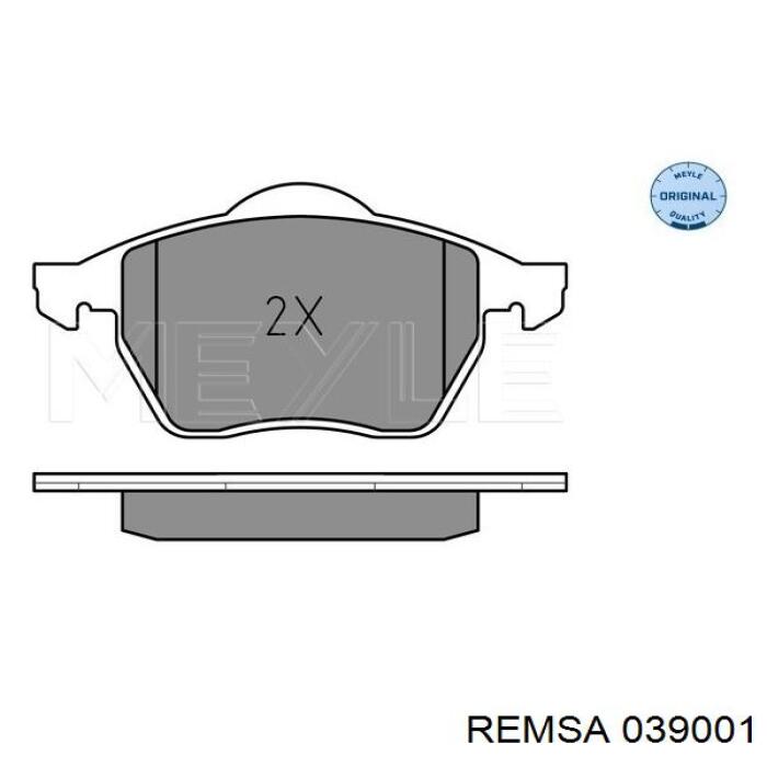 Передние тормозные колодки 039001 Remsa