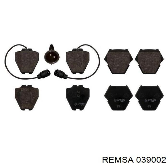 Купить 039002 Remsa Колодки тормозные