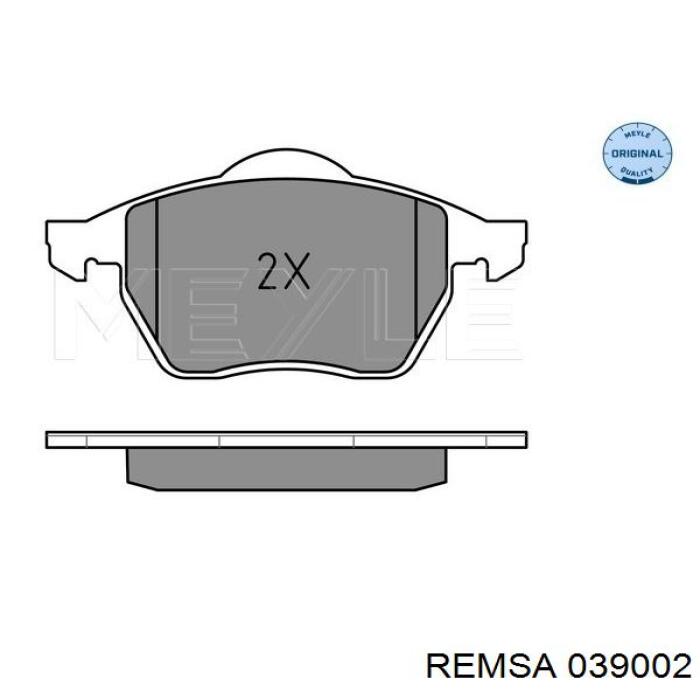 Колодки Remsa 039002 цена, от 23.35 USD