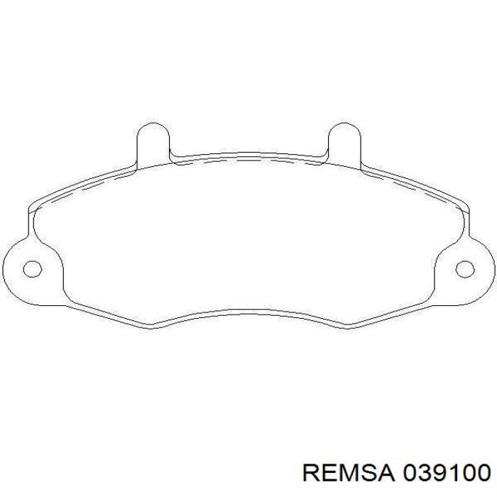 Колодки Remsa 039100 цена, от 22.97 USD