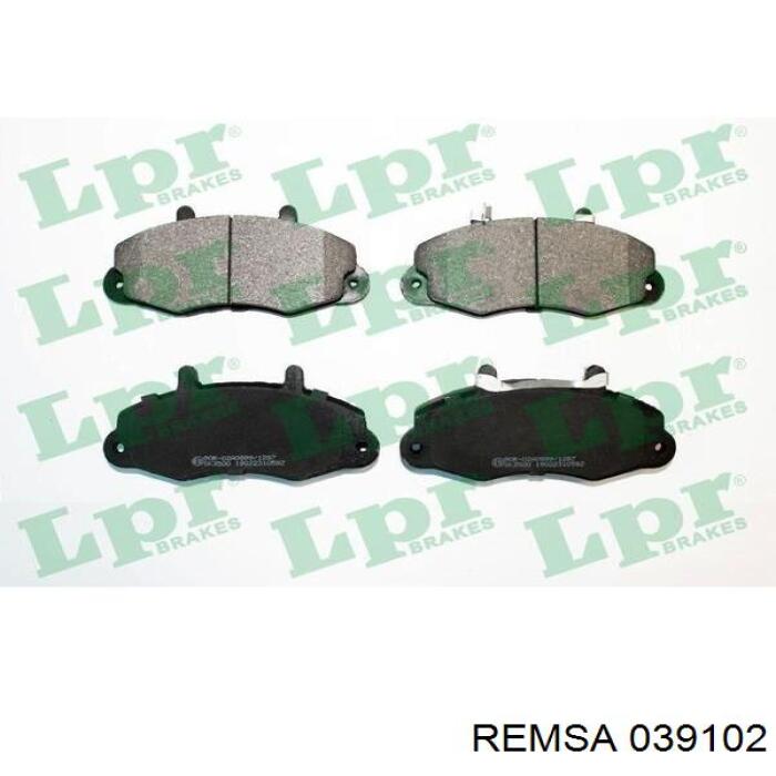 Передние тормозные колодки 039102 Remsa