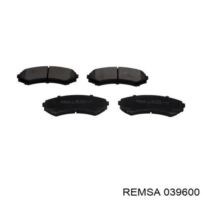 Передние тормозные колодки 039600 Remsa