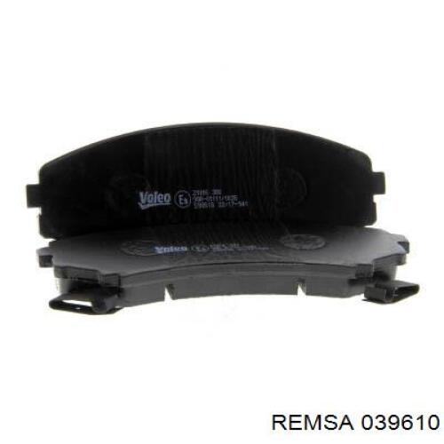 Передние тормозные колодки 039610 Remsa