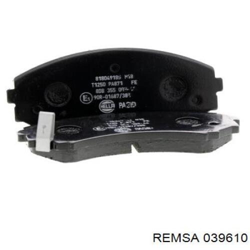 039610 Remsa Колодки передние