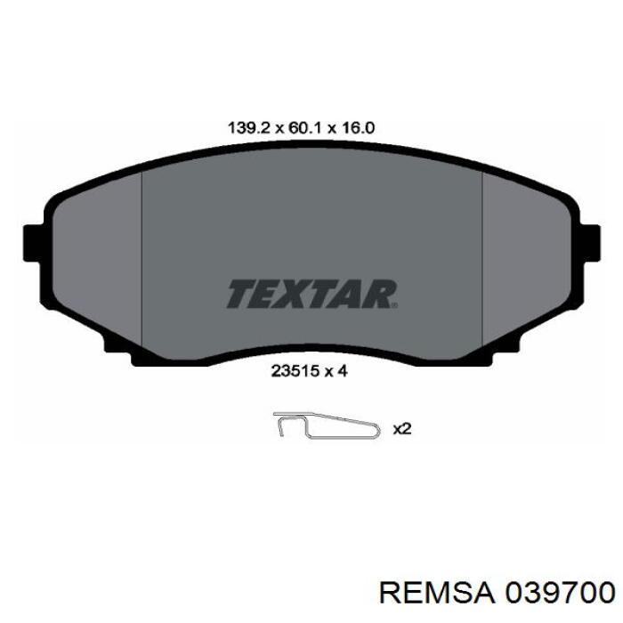 Колодки Remsa 039700 цена, от 23.25 USD