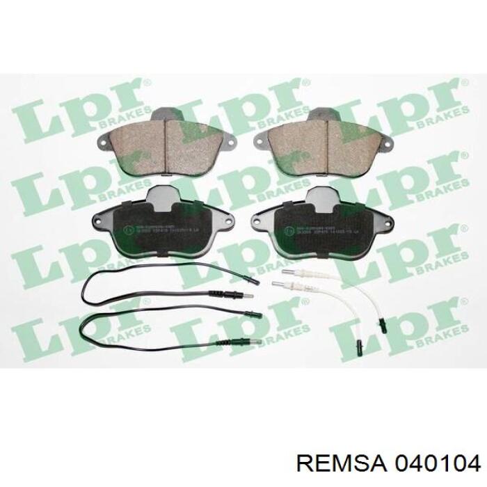 Передние тормозные колодки 040104 Remsa