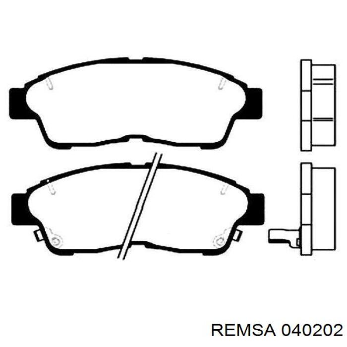 Купить 040202 Remsa Колодки тормозные