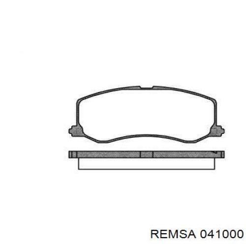 Передние тормозные колодки 041000 Remsa