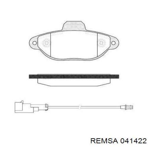 Передние тормозные колодки 041422 Remsa
