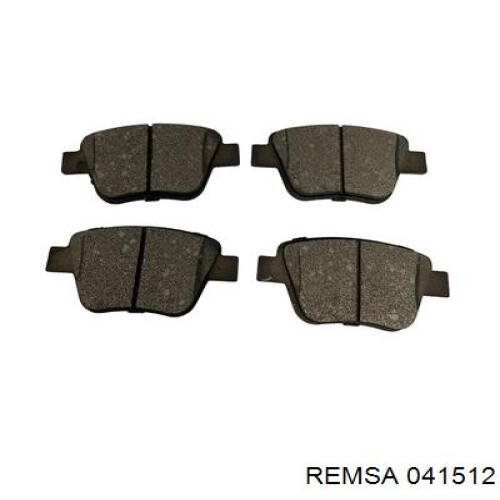 Передние тормозные колодки 041512 Remsa