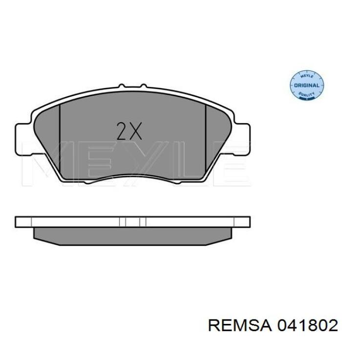 041802 Remsa Колодки передние