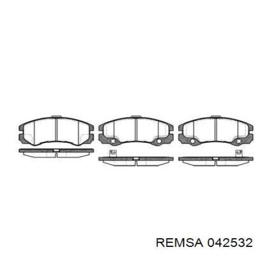 Передние тормозные колодки 042532 Remsa