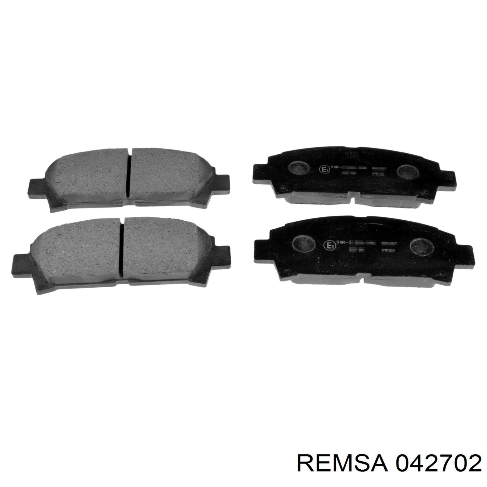 Купить 042702 Remsa Колодки тормозные
