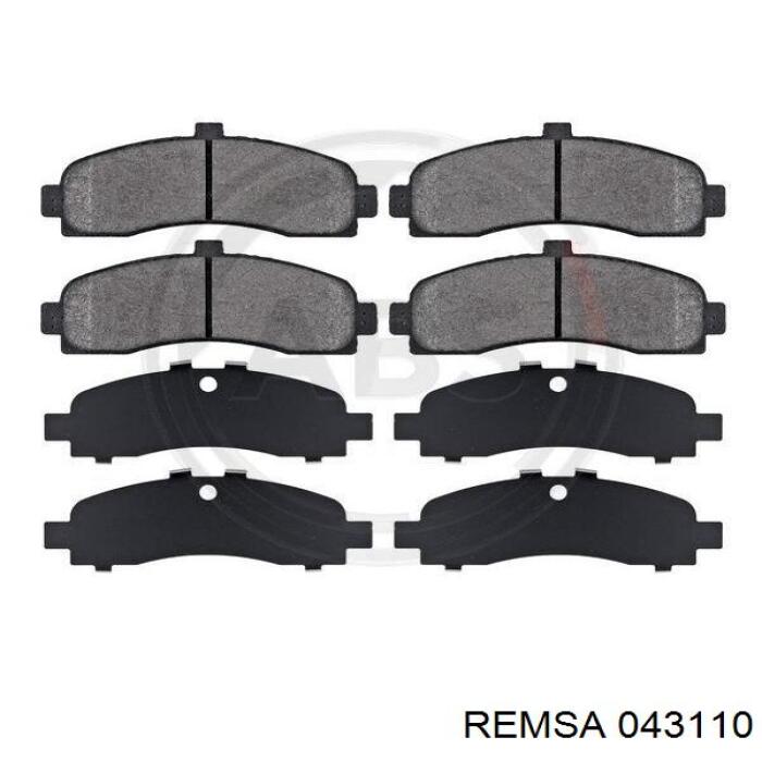 Колодки Remsa 043110 цена, от 22.75 USD