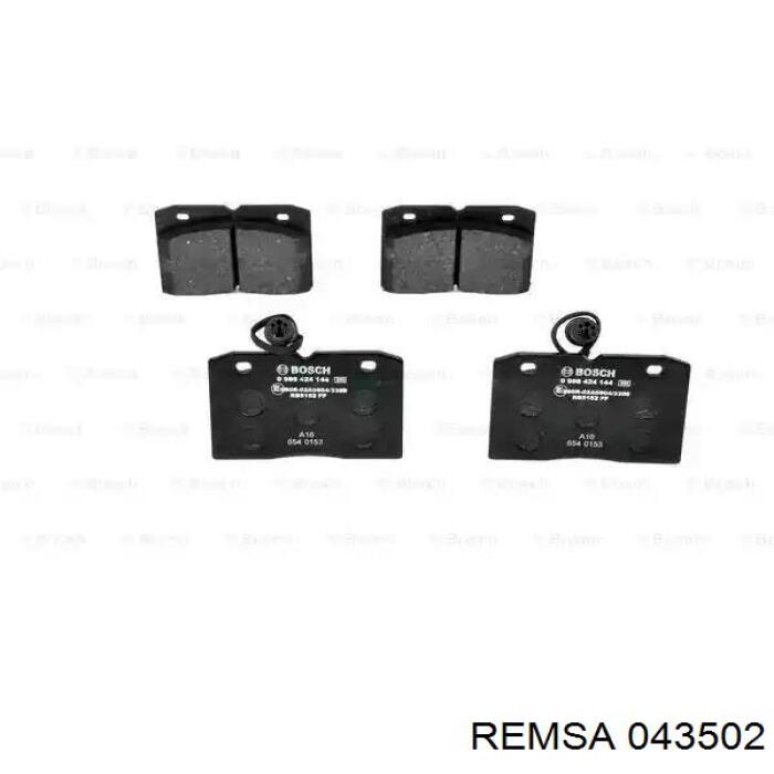 Тормозные колодки Remsa 043502