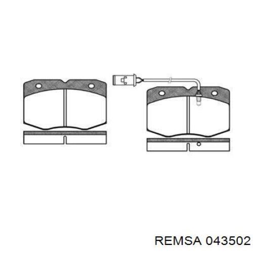 Колодки Remsa 043502 цена, от 16.75 USD