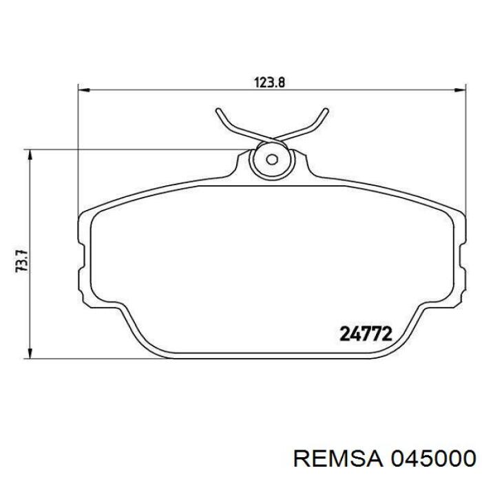 Колодки Remsa 045000 цена, от 44.17 USD