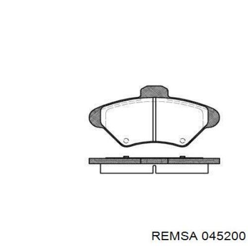 Передние тормозные колодки 045200 Remsa