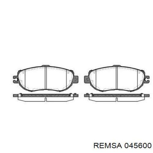 Передние тормозные колодки 045600 Remsa